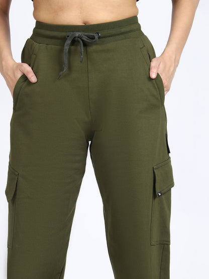 Women Streetwear Solid Joggers