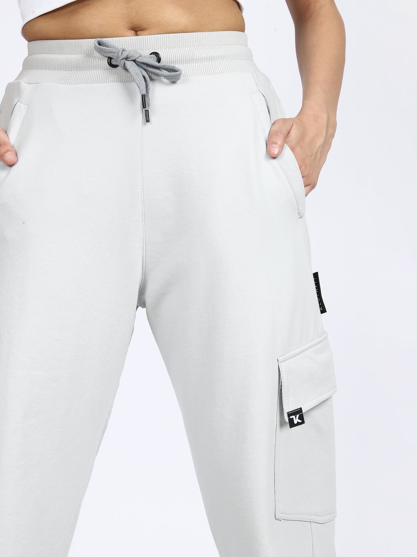 Women Streetwear Solid Trackpants