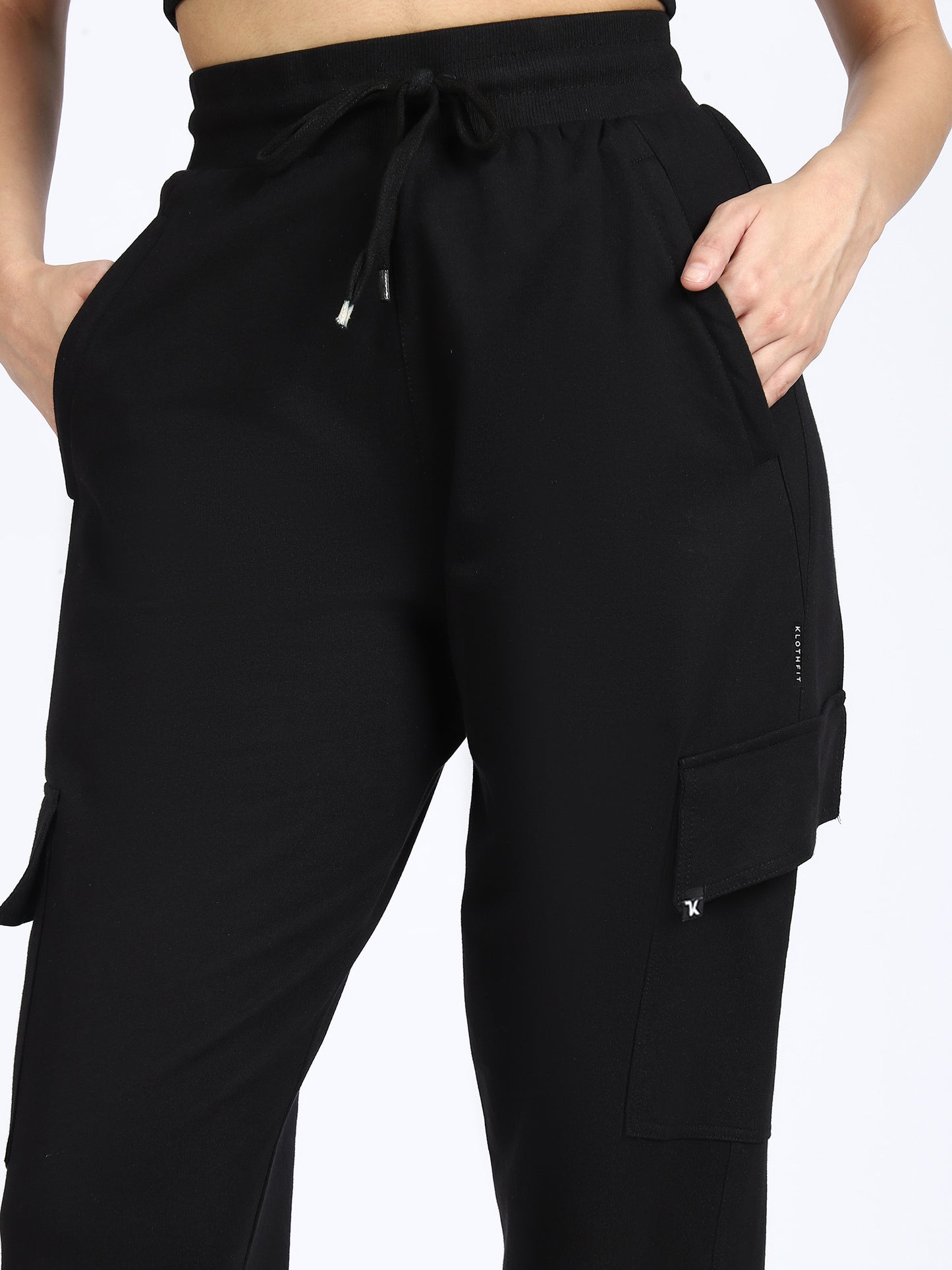 Women Streetwear Solid Joggers