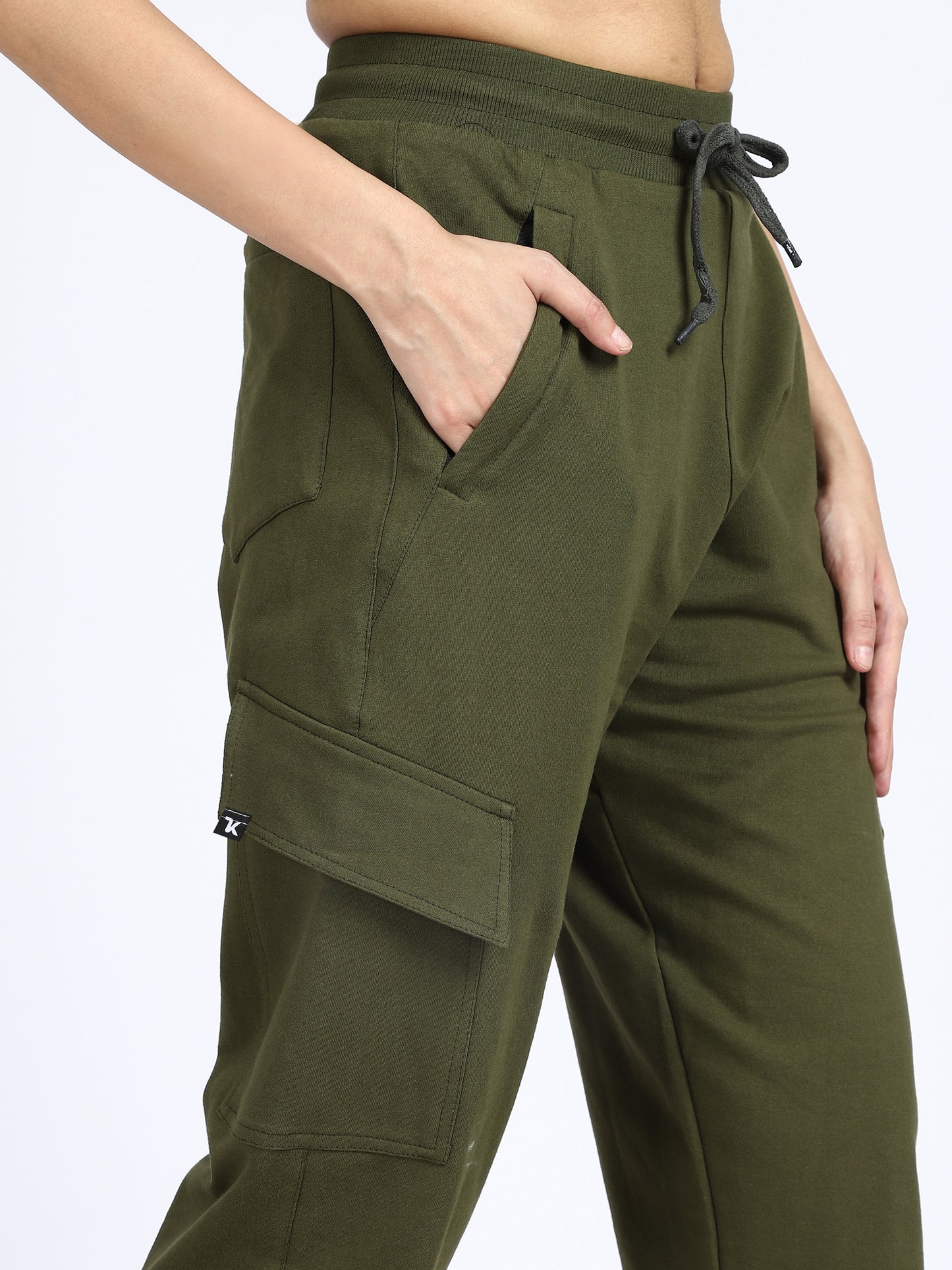 Women Streetwear Solid Joggers
