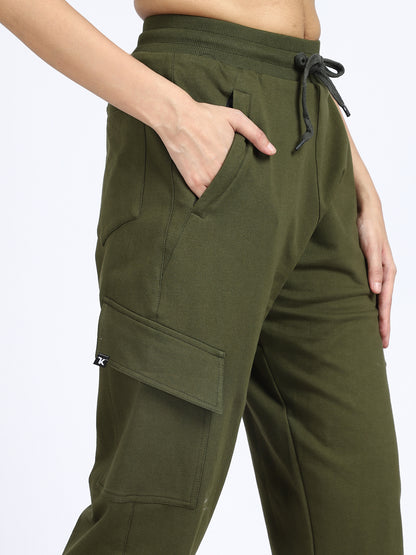 Women Streetwear Solid Joggers