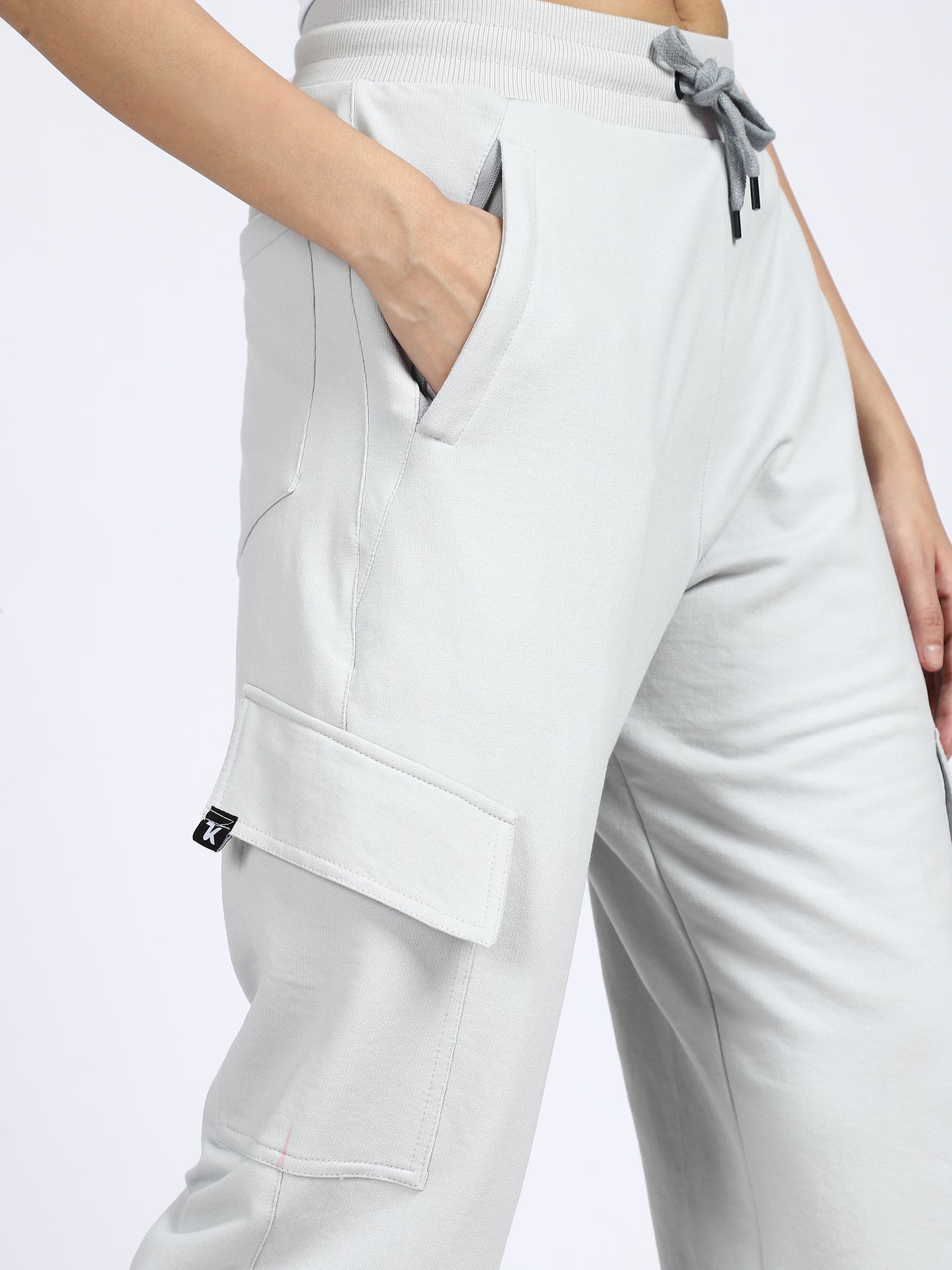 Women Streetwear Solid Trackpants