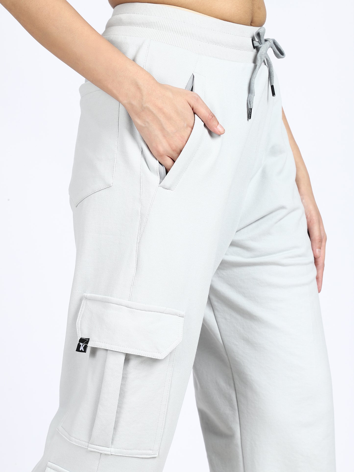 Women Streetwear Solid Trackpants