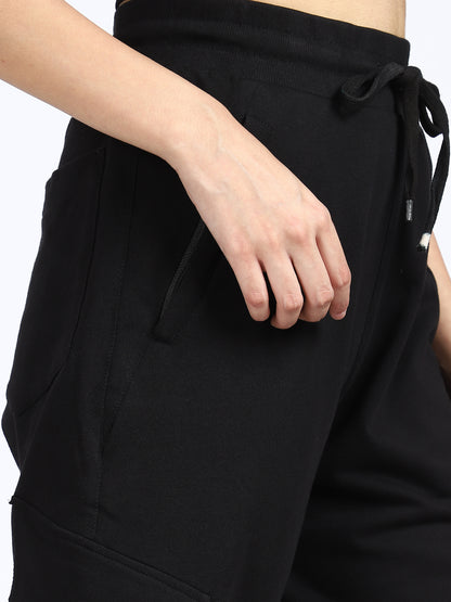 Women Streetwear Solid Joggers